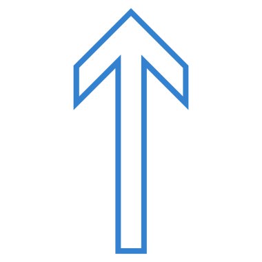 Anahat vektör simge yukarı ok