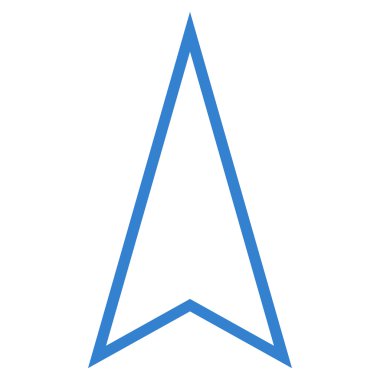 İşaretçi kadar ince çizgi vektör simgesi