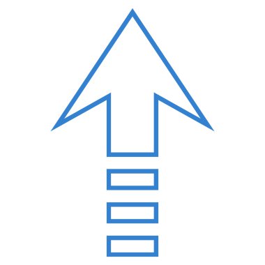 İnce çizgi vektör simge gönder