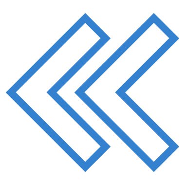 Shift Sol ince çizgi vektör simgesi