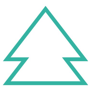 Yön yukarı ince çizgi vektör simgesi