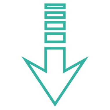 İnce çizgi vektör simgesi gönder