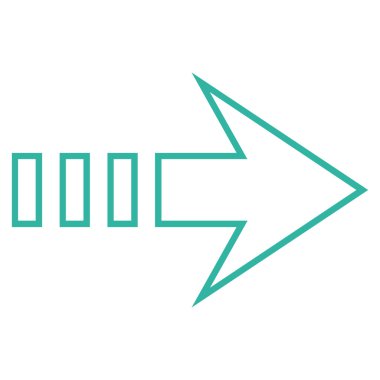 Şu ince çizgi vektör simge göndermek