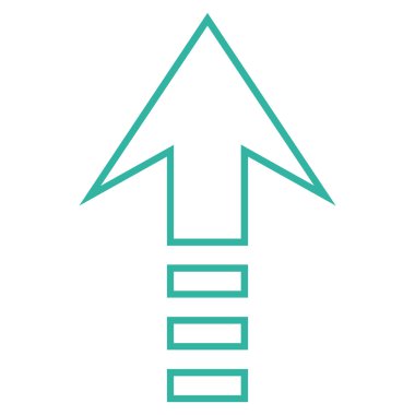 İnce çizgi vektör simge gönder