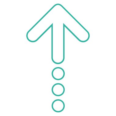 Kontur vektör simge gönder