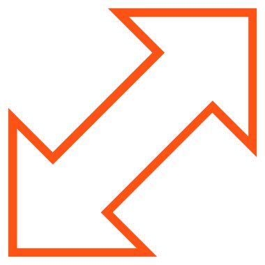 Exchange çapraz vuruş vektör simgesi