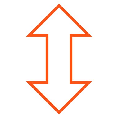 Exchange dikey kontur vektör simgesi