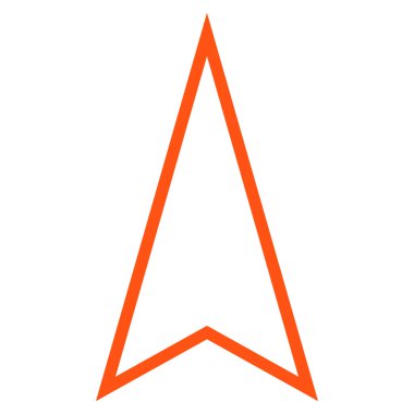 İşaretçi kadar ince çizgi vektör simgesi