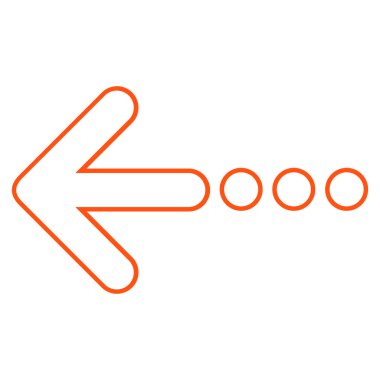 Sol ince çizgi vektör simge göndermek