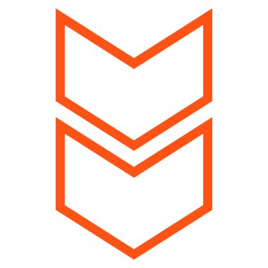 İnce çizgi vektör simgesi kaydır