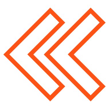 Shift Sol anahat vektör simgesi