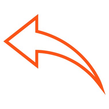 Kontur vektör simgesi geri al