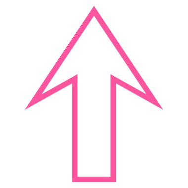 Anahat vektör simge yukarı ok