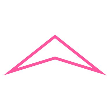 Anahat vektör simge yukarı ok ucu