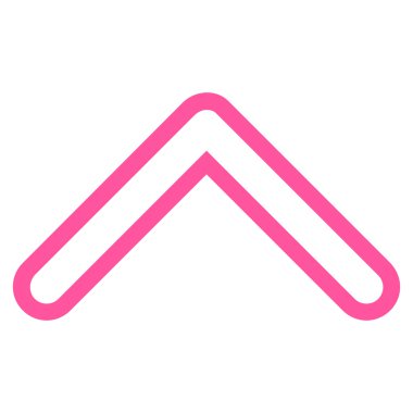 Kontur vektör simge yukarı ok ucu