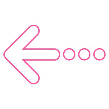 Sol kontur vektör simge göndermek