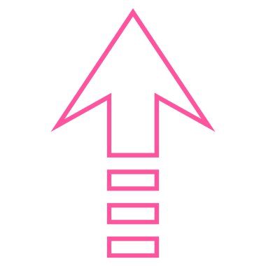 İnce çizgi vektör simge gönder