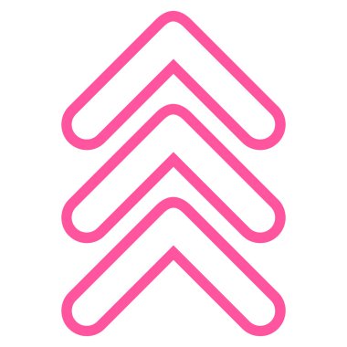 İnce çizgi vektör simge kadar üçlü işaretçi