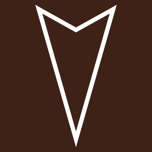 Ukazatel se tenká linie vektorové ikony — Stockový vektor