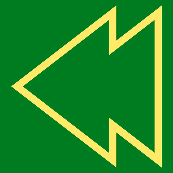Kierunek lewo cienka linia wektor ikona — Wektor stockowy