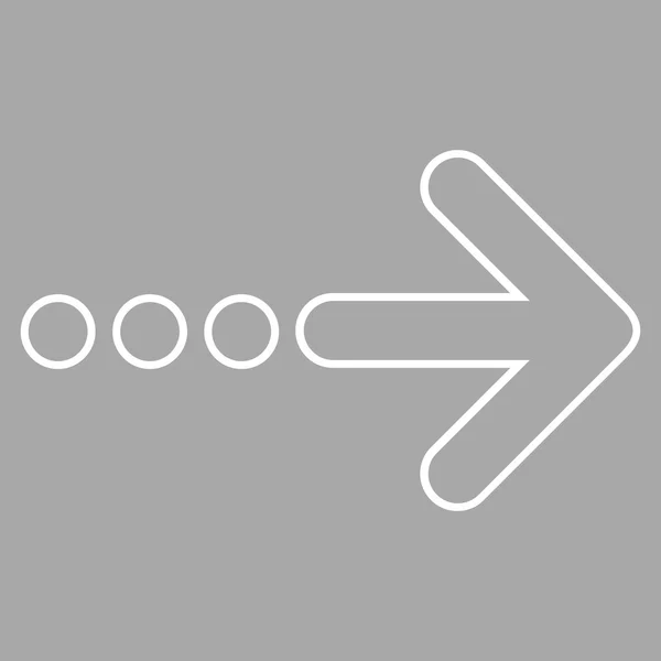 Векторная икона правой тонкой линии — стоковый вектор