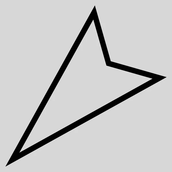 Векторная икона "Указка влево" — стоковый вектор