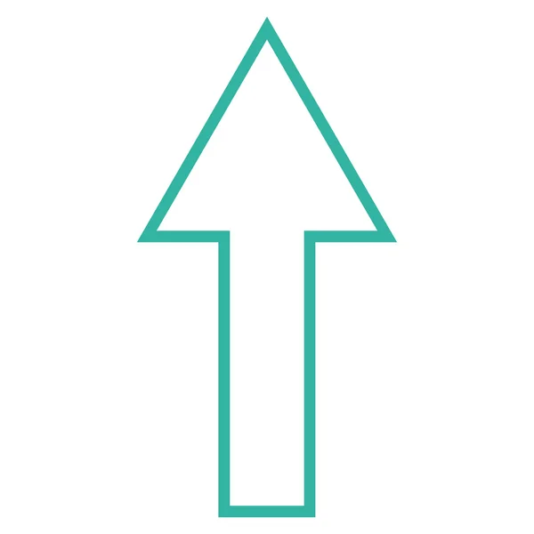 Icône vectorielle de contour Flèche vers le haut — Image vectorielle