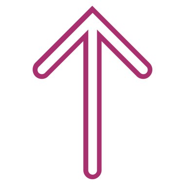 Anahat vektör simge yukarı ok