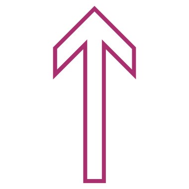 Anahat vektör simge yukarı ok