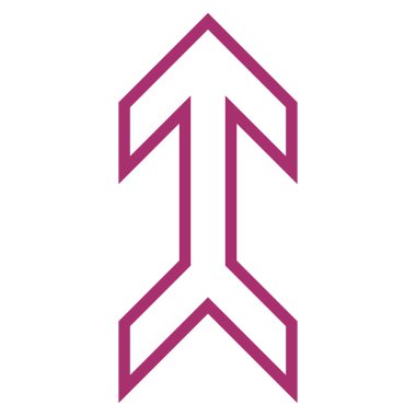 Anahat vektör simge yukarı ok