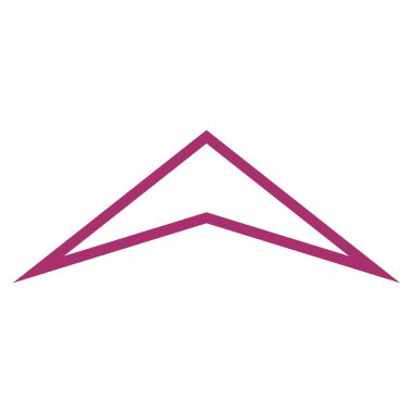 Kontur vektör simge yukarı ok ucu