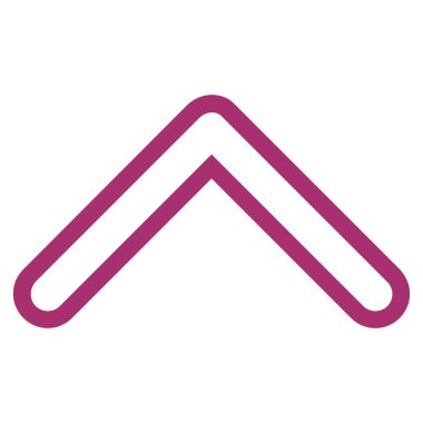 Kontur vektör simge yukarı ok ucu