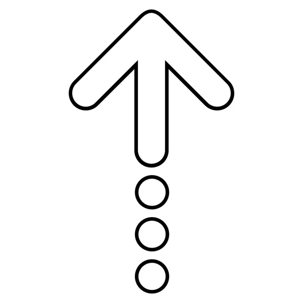 Envoyer une icône vectorielle de ligne mince — Image vectorielle