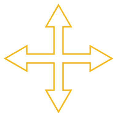 Oklar kontur vektör simge en üst düzeye çıkarmak