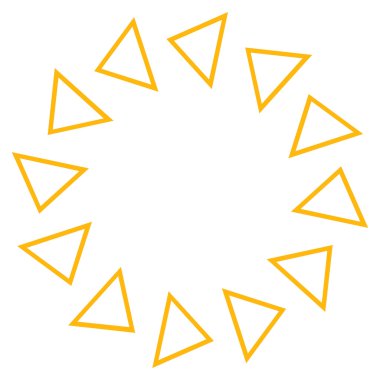 Döndürme kontur vektör simgesi