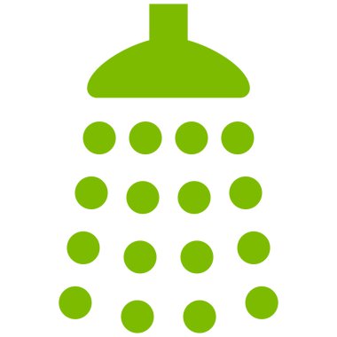 Duş düz vektör simgesi