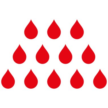 Damla düz vektör simgesi