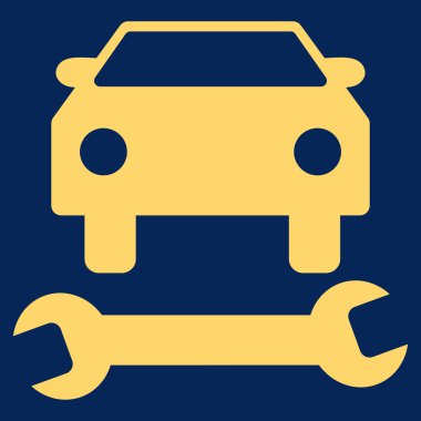 Car Repair Flat Vector Symbol