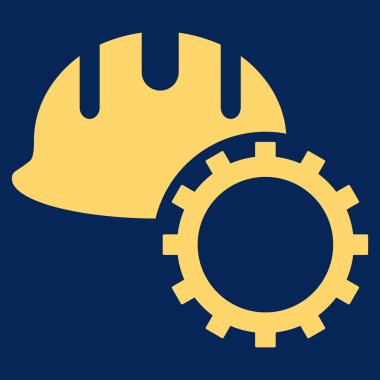 Development Hardhat Flat Vector Symbol