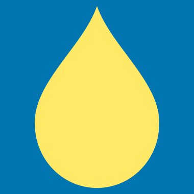 Düz vektör simge damla