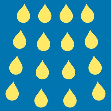 Damla düz vektör simgesi