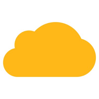 Cloud Flat Vector Symbol