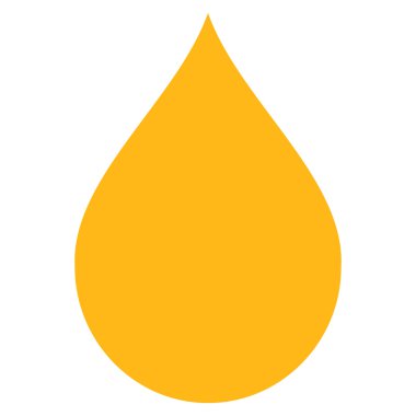 Düz vektör simge damla