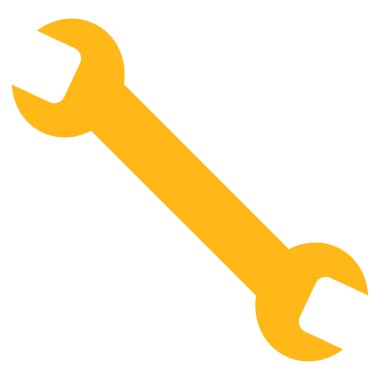 Wrench Flat Vector Symbol