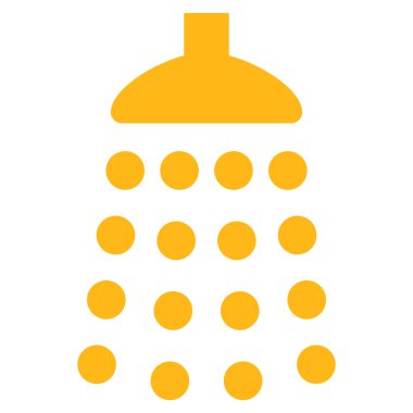 Duş düz vektör simgesi