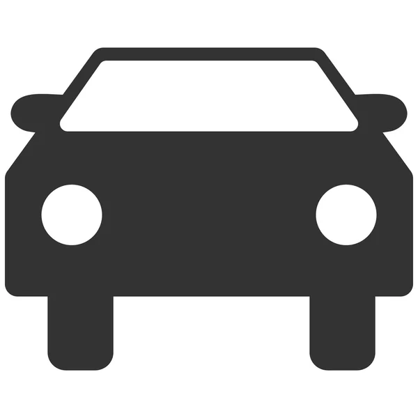 Symbole de vecteur plat de voiture — Image vectorielle