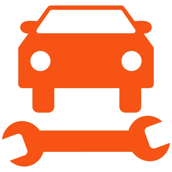 Car Repair Flat Vector Symbol — Διανυσματικό Αρχείο