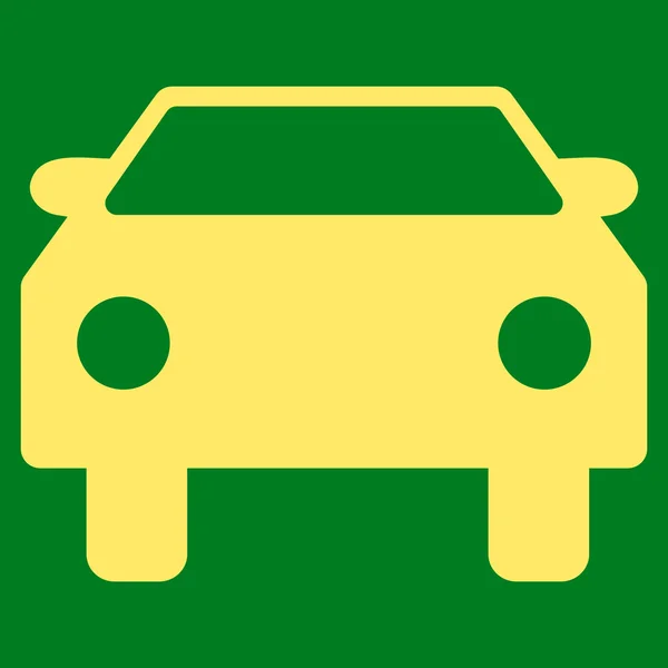 Car Flat Vector Symbol — Stock Vector
