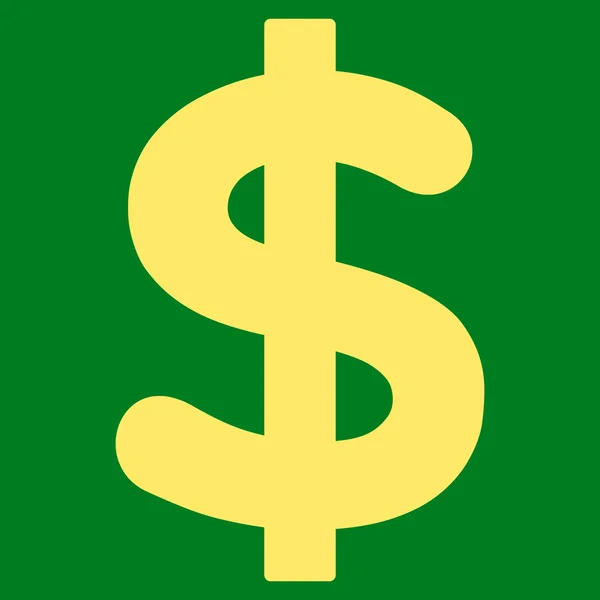 Dollar Flat Vector Symbol — ストックベクタ