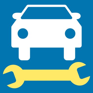 Car Repair Flat Vector Symbol